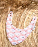 Bambidou Bavoir Bandana - Nuage Rose