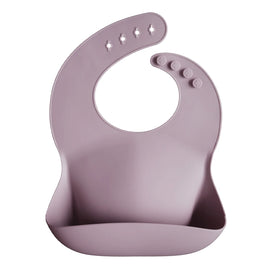 Mushie Bavoir Bébé en Silicone - Mauve Pâle