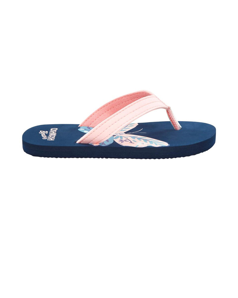 Tongs Classiques OshKosh - Bleu & Rose