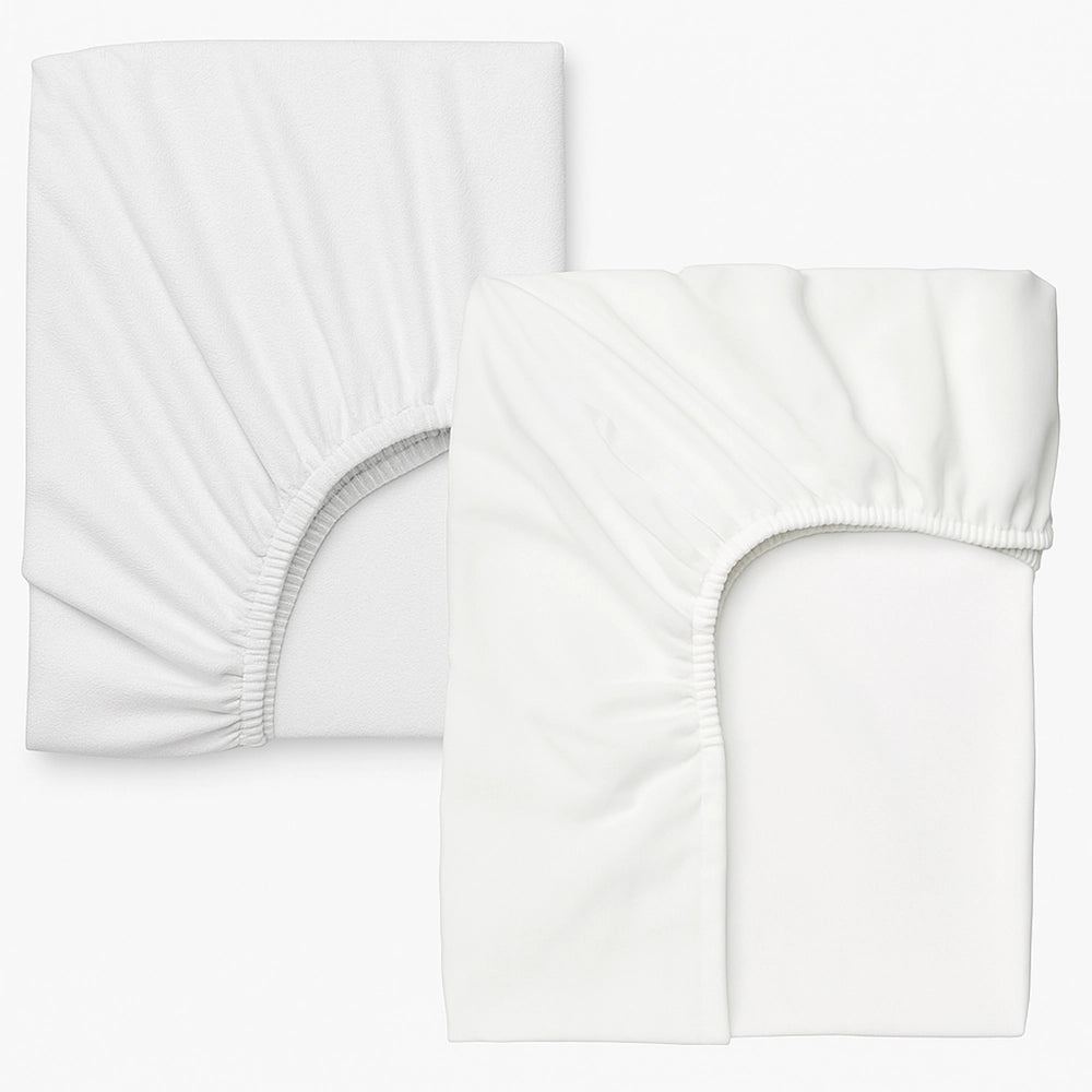 Babymat Pack Drap Housse Normal + Drap Imperméable 120x60 cm