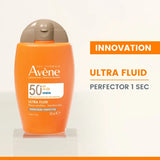 Avène Protection Solaires Peaux Sensibles ULTRA FLUID Perfecteur SPF50+ - 50ml
