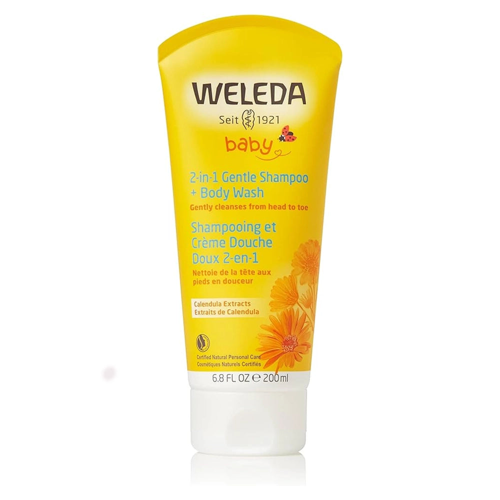 Weleda Shampoing et Crème Douche 2 en 1 Corps & Cheveux - 200ml