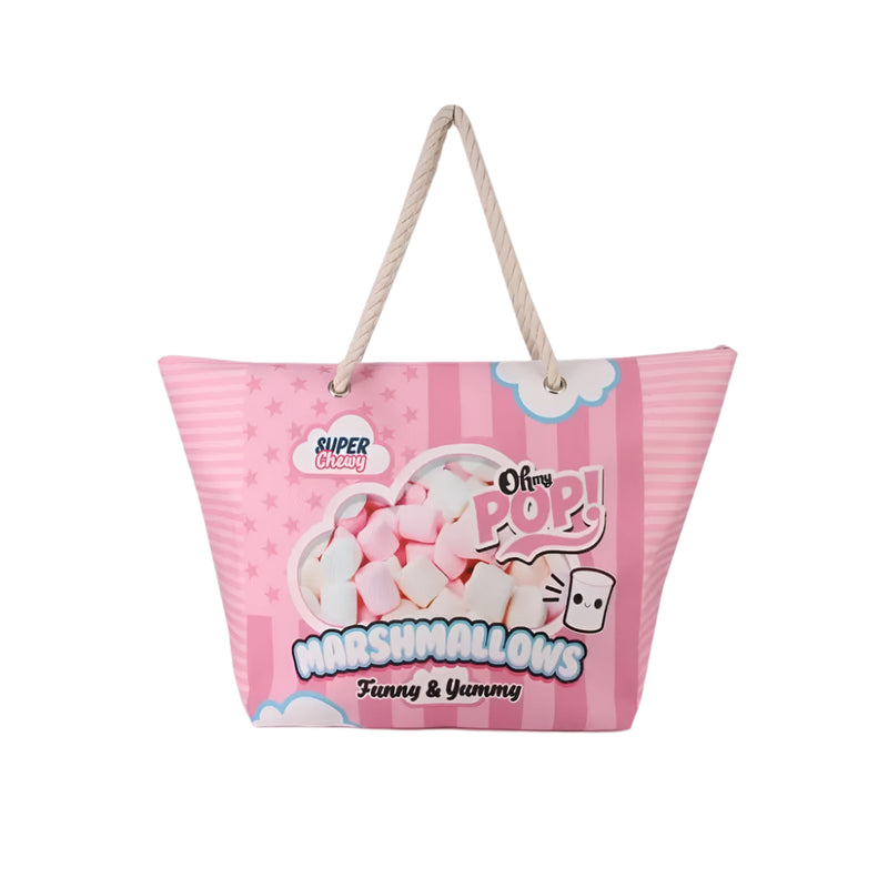 Soleil Marshmallow Beach Bag - Oh My Pop!