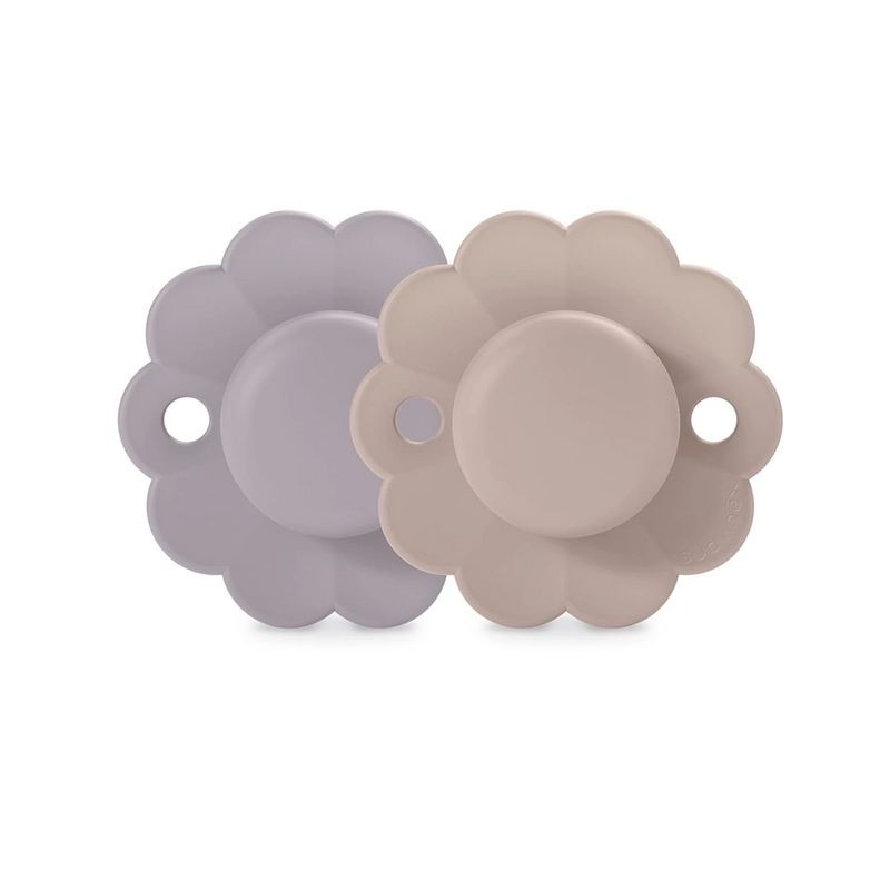 Suavinex Pack de 2 Sucettes Physiologique 6-18M - Lavender & Mauve