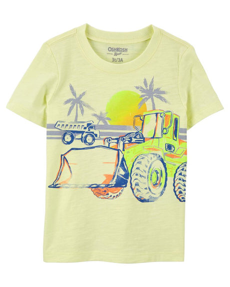T-Shirt En Jersey Graphique Tropical OshKosh - Jaune