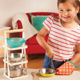 B. Toys Mini Chef – Ensemble de Jeu Casseroles et Poêles 3A+