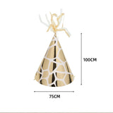 Set of 8 Paper Hats - Wild