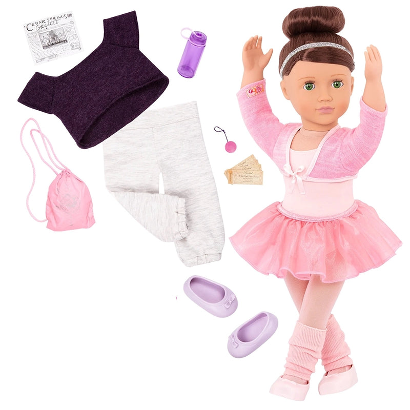 Our Generation 18-inch Posable Ballerina Doll 3Y+ - Sydney Lee