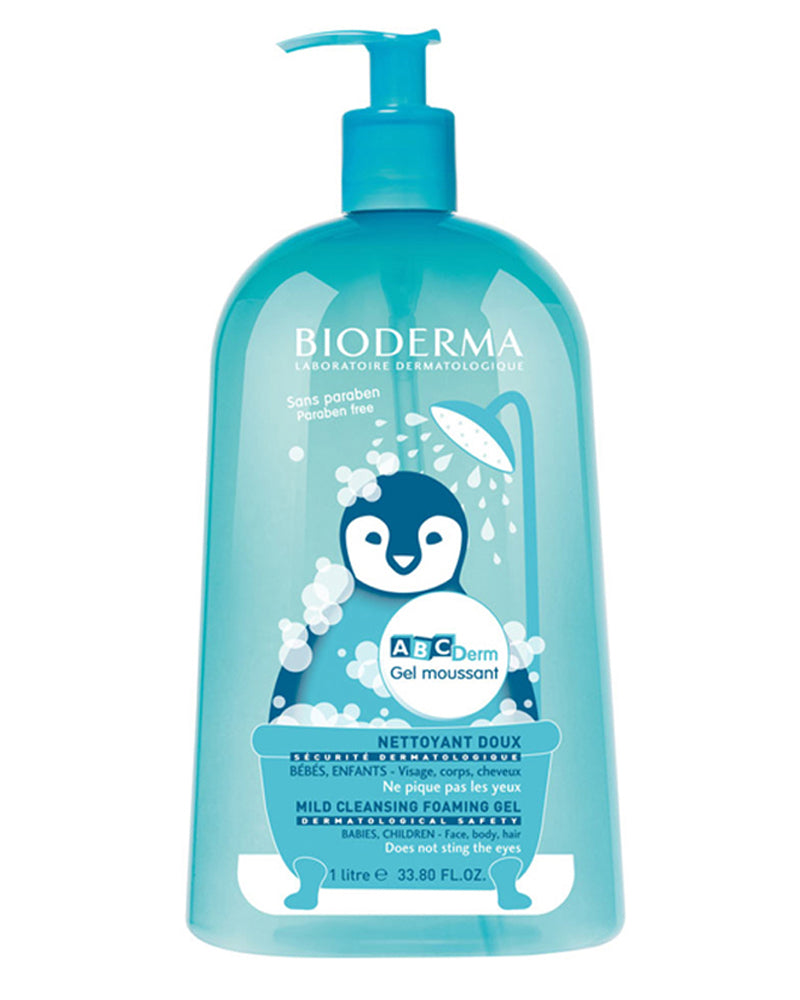 Bioderma ABCDerm Gel Moussant Nettoyant Doux 1L