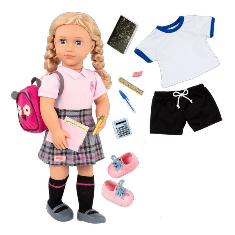 Our Generation Deluxe School Girl Doll 3Y+ - Hally