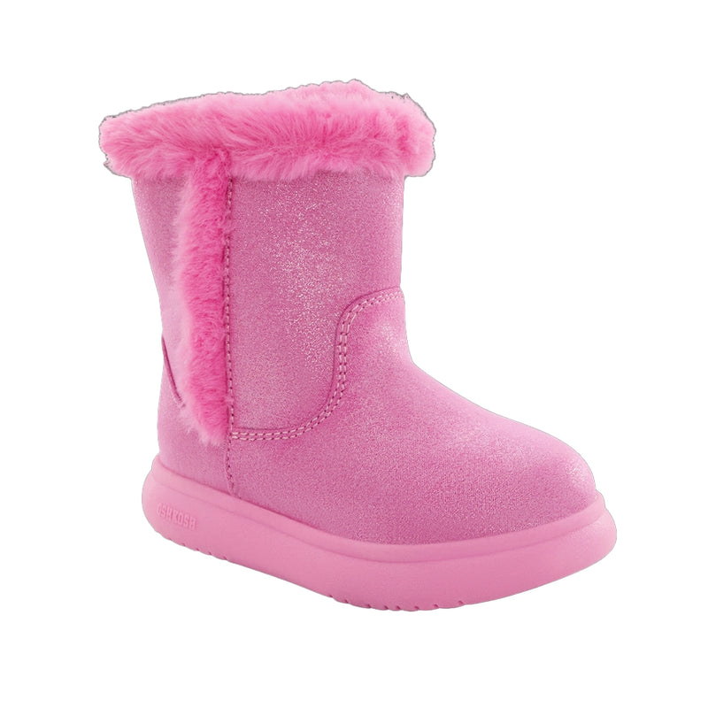 أوشكوش شوز جزمة مبطنة بالفرو - زهري