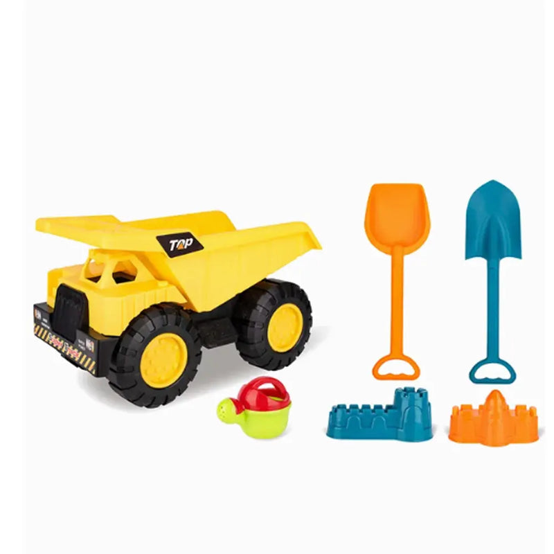 Summers 6-in-1 Construction Truck with Beach Accessories - 3Y+