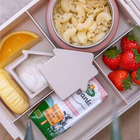 Grand Lunchbox avec Pot Alimentaire Isotherme Citron - Ballerina