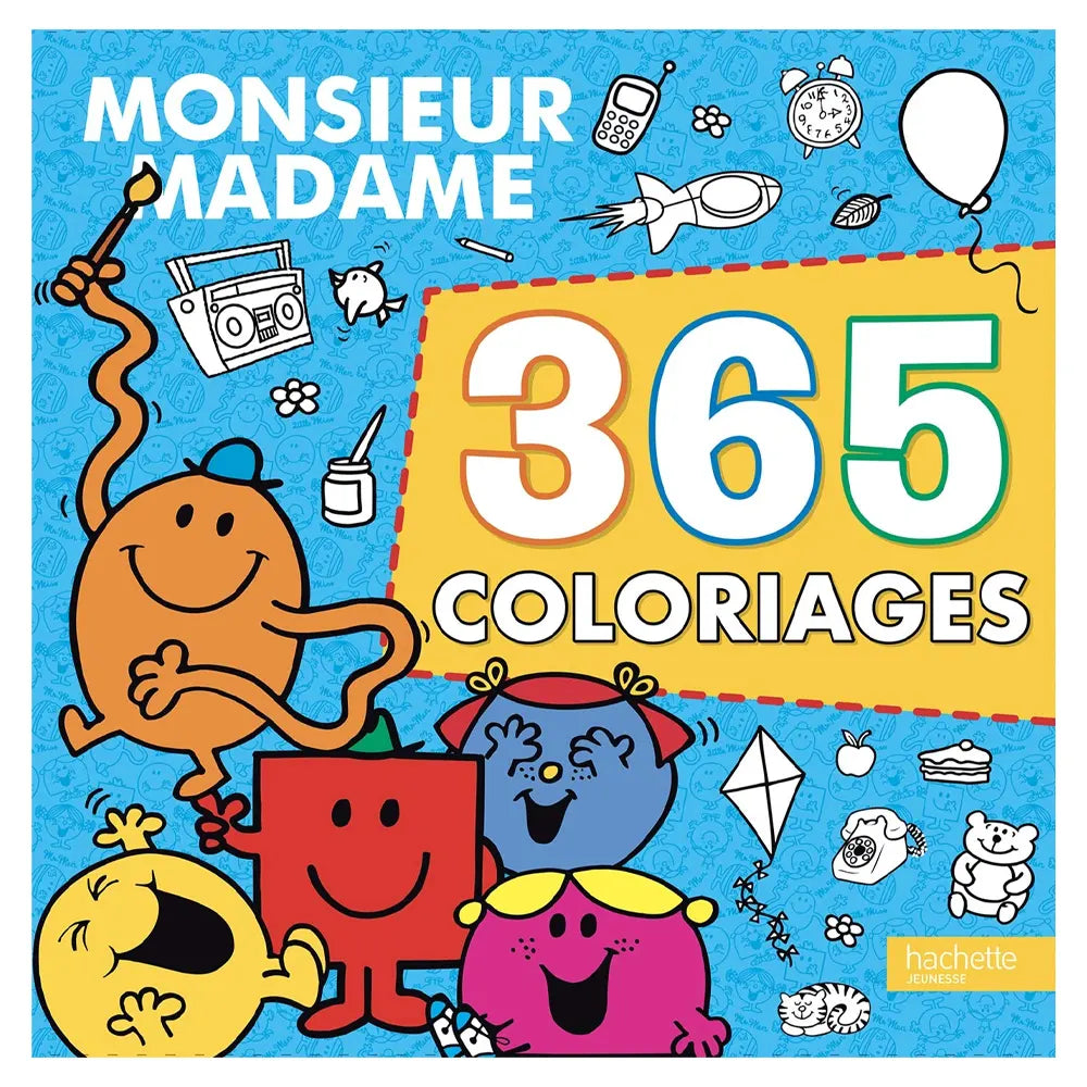 Monsieur Madame - 365 Coloriages