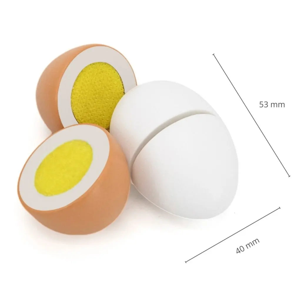 Viga Toys Caja de Huevos de Madera Set de 6 - 3A+