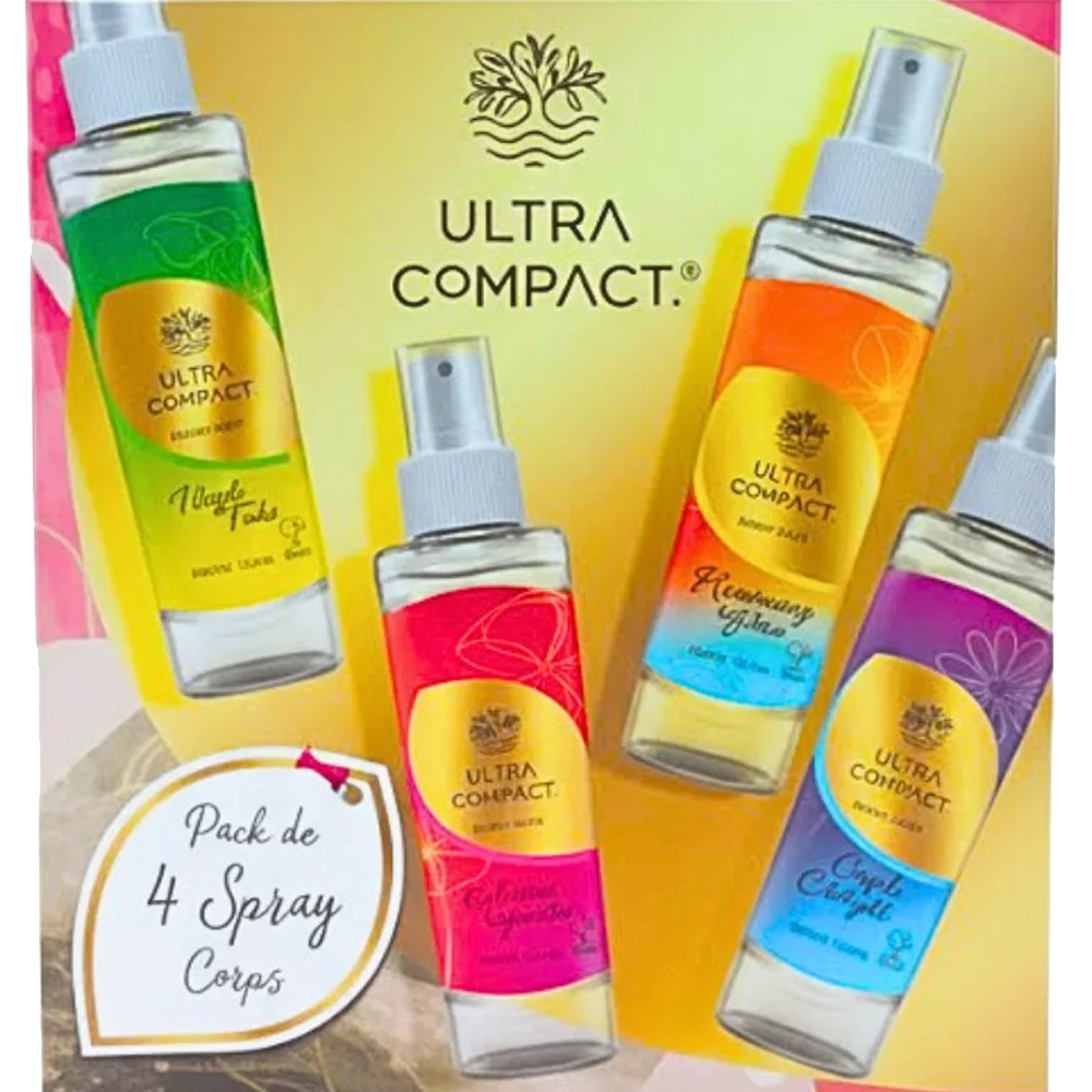 Ultra Compact Pack 4 Body Mist Spray