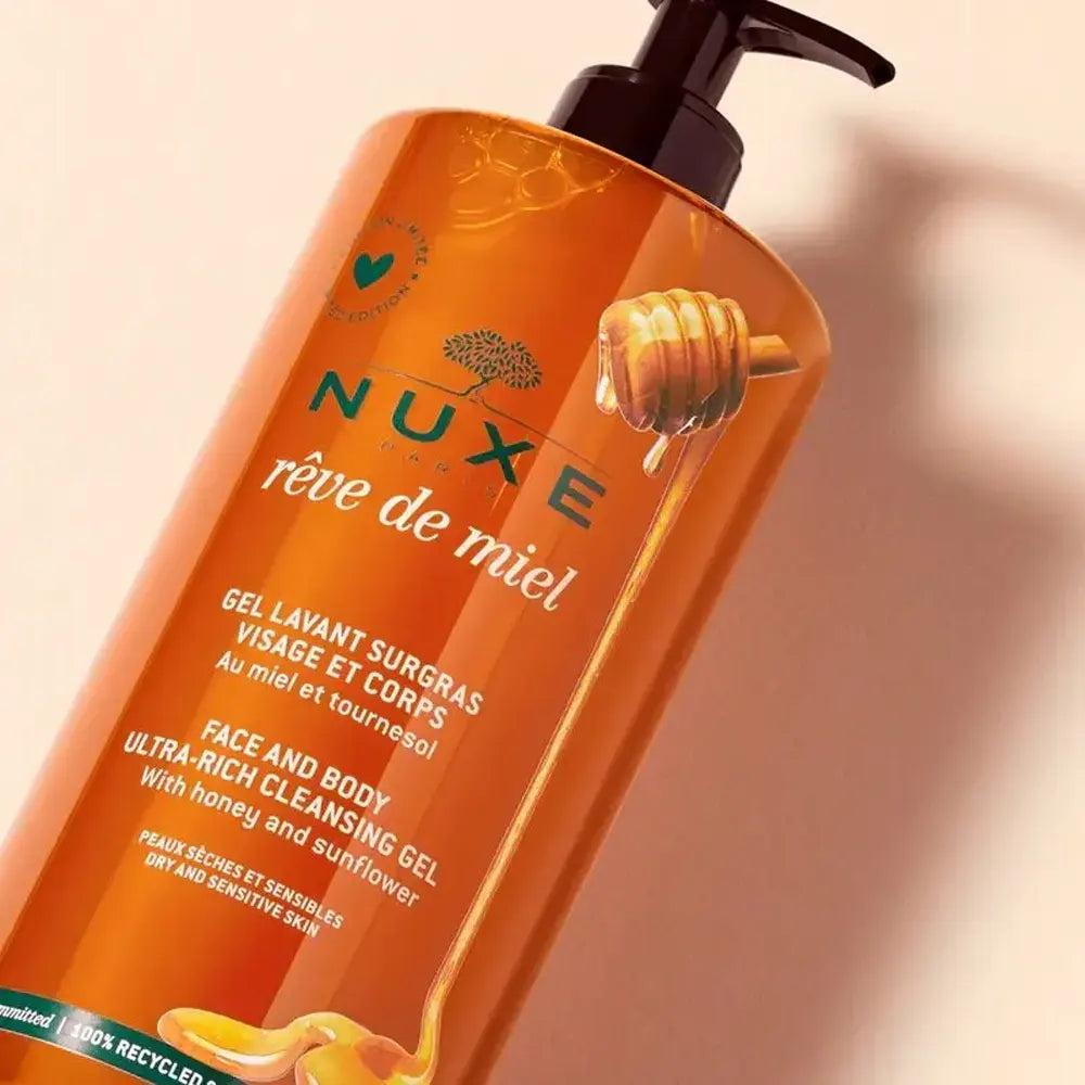 NUXE Rêve de Miel Gel Limpiador Surgrasing para Rostro y Cuerpo 750 ml