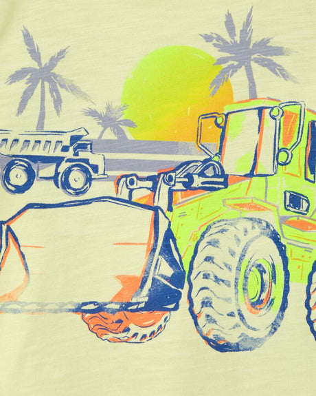 T-Shirt En Jersey Graphique Tropical OshKosh - Jaune