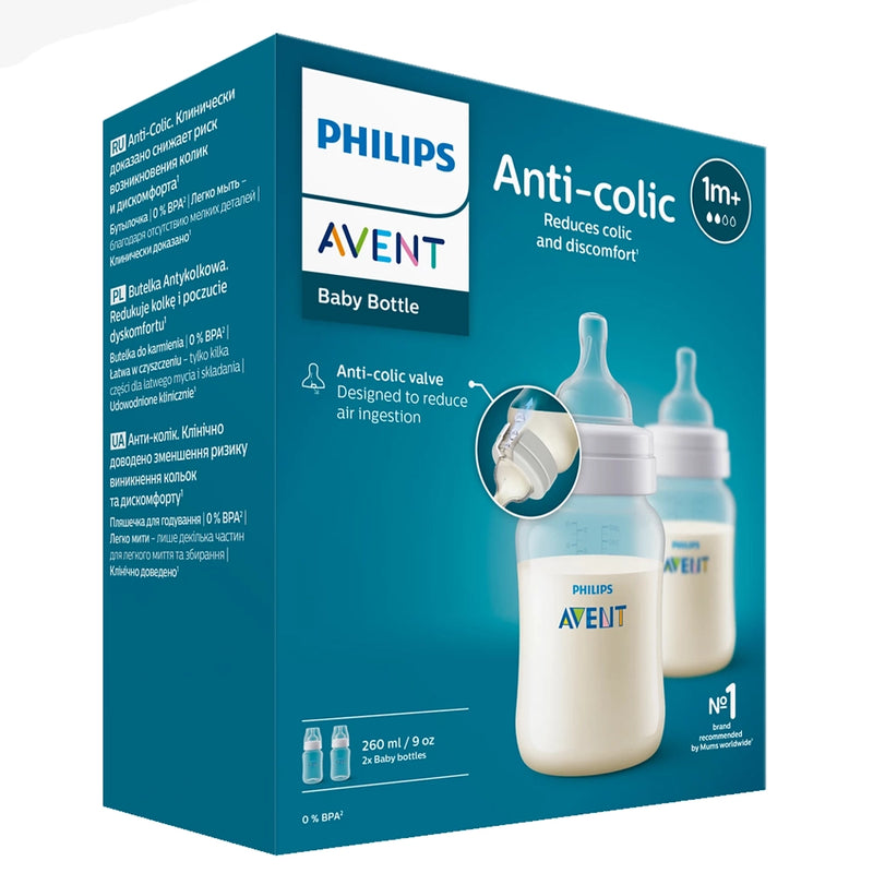 رضاعة Philips Avent Anti-colic × 2 - 260 مل