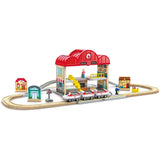 Hape Gare Ferroviaire Portable 3-8A
