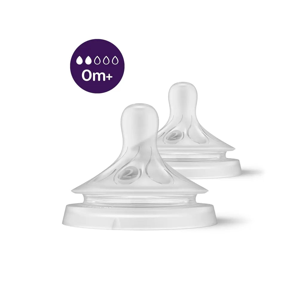 Philips Avent Lot de 2 Tétines Natural Response 0M+