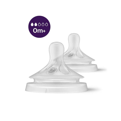 Philips Avent Set of 2 Natural Response Nipples 0M+