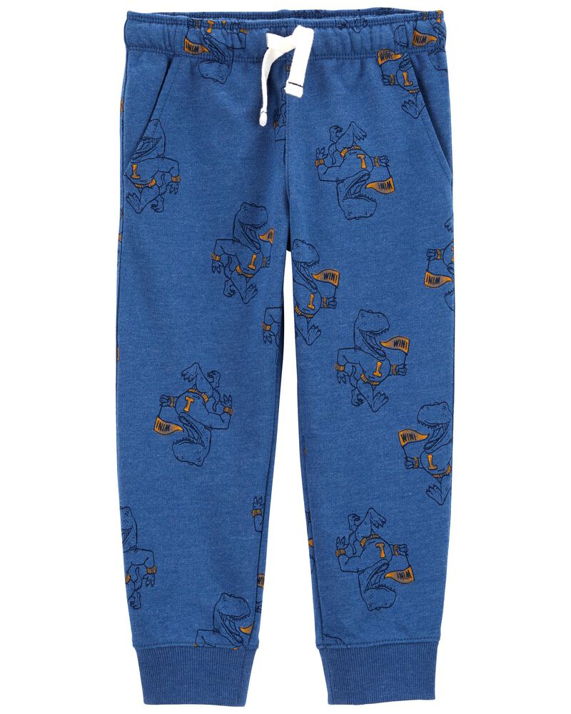 Pantalon De Jogging En French Terry À Enfiler Dinosaure Bébé Carter's - Bleu