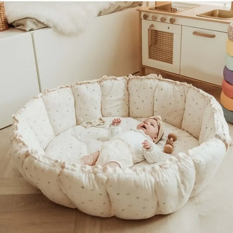Play&Go Bloom Tapis de jeu évolutif 3-en-1 Moon Organic Babymat