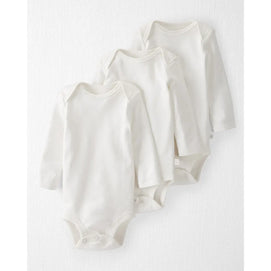 Lot de 3 bodys ML bébé en coton bio GOTS