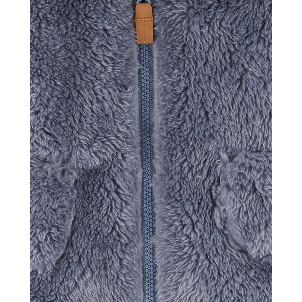 Chaqueta con capucha de sherpa para niño Carter's - Azul