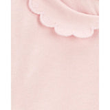Body con cuello festoneado para bebé niña OshKosh - Rosa