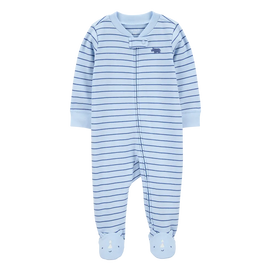 Pyjama dors-bien zippé rhinocéros bébé garçon