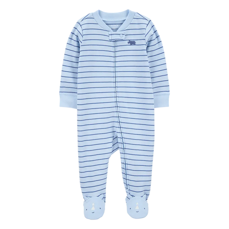Pyjama dors-bien zippé rhinocéros bébé garçon