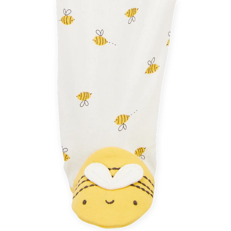 Pyjama dors-bien zippé abeille bébé - Coton