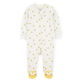 Pyjama dors-bien zippé abeille bébé - Coton