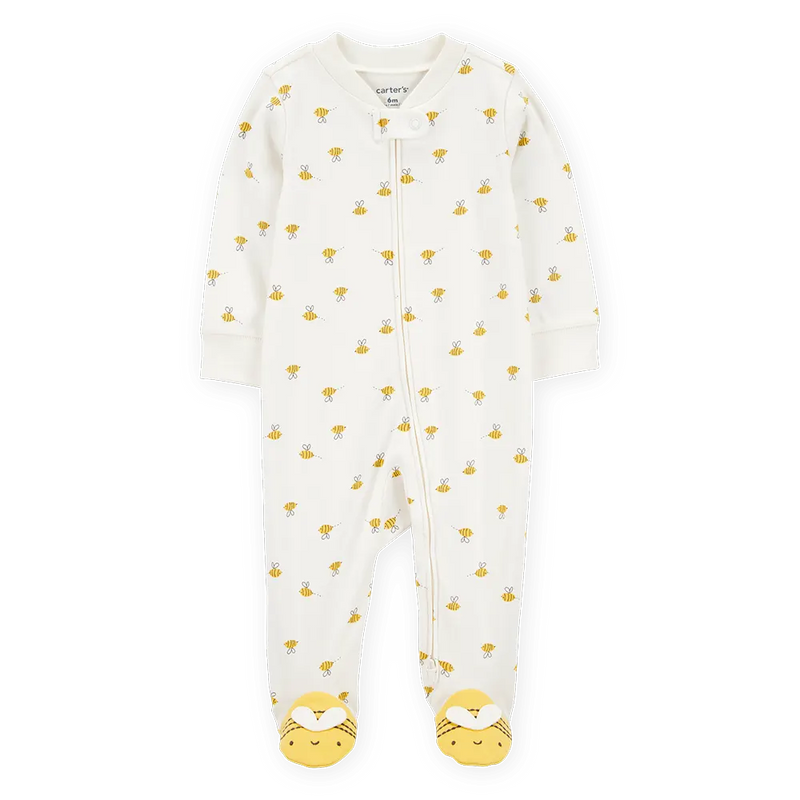 Carter's Baby Zip-Up Cotton Sleeper - Bee