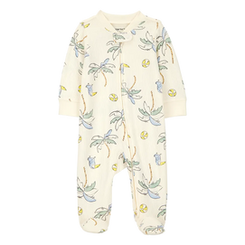 Pyjama dors-bien zippé palmiers bébé garçon