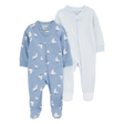 Lot de 2 pyjamas pélican zippés bébé garçon
