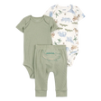 Ensemble 3 pièces alligator pour bébé garçon