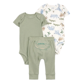 Ensemble 3 pièces alligator pour bébé garçon