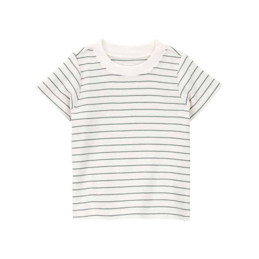 Carter's Baby Boy Striped Shortall & Bandana Set