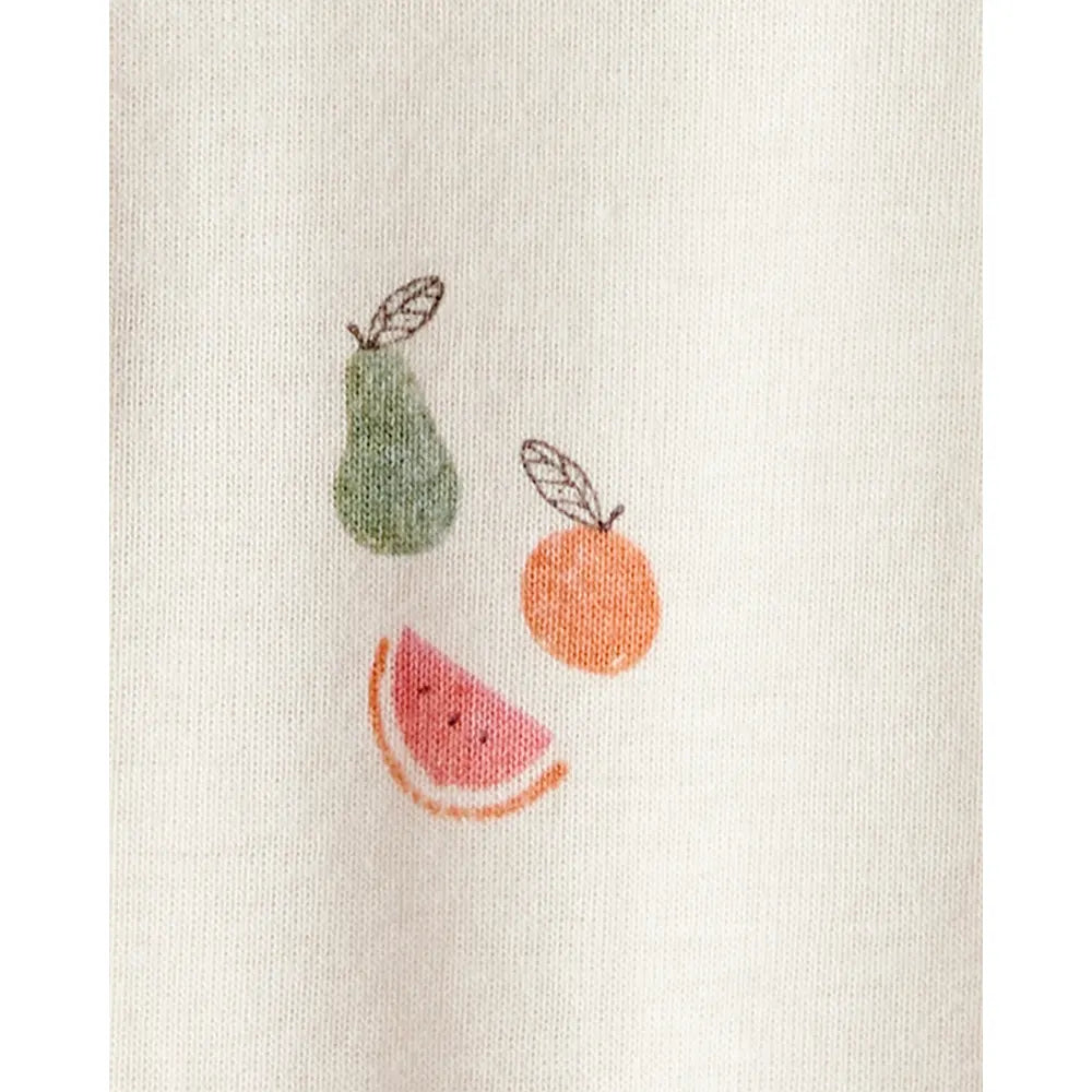 Pyjama dors-bien en coton bio - Imprimé fruits