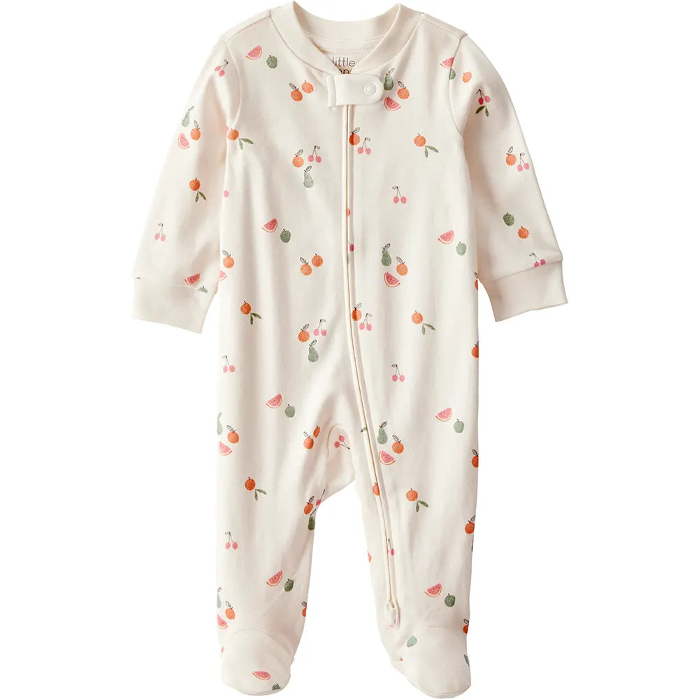 Pyjama dors-bien en coton bio - Imprimé fruits