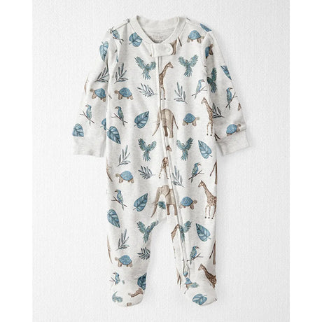 Pyjama dors-bien en coton bio - Imprimé safari