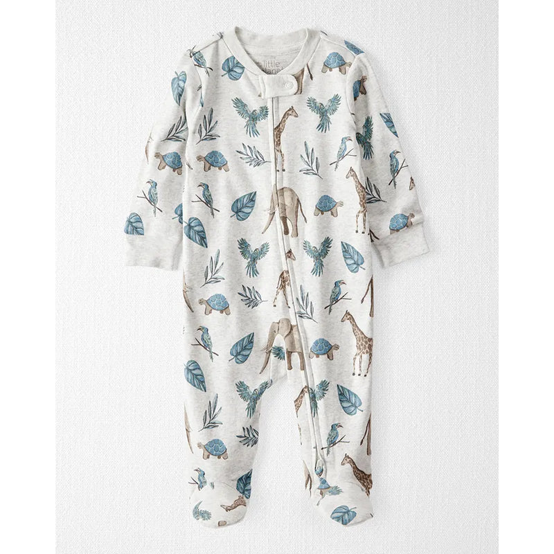Little Planet Organic Cotton Baby Romper - Safari