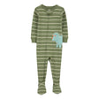 Pyjama dors-bien rayé dinosaure bébé garçon - Coton