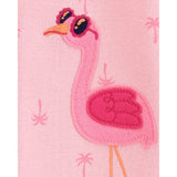 Pyjama dors-bien flamant rose bébé fille - Coton