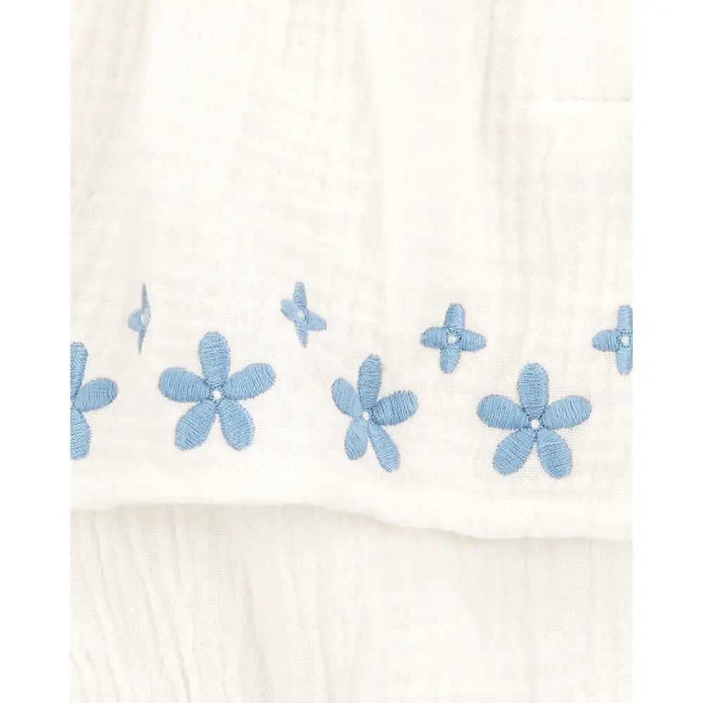 Carter's Baby Girl Embroidered Bodysuit Dress - Ivory Floral
