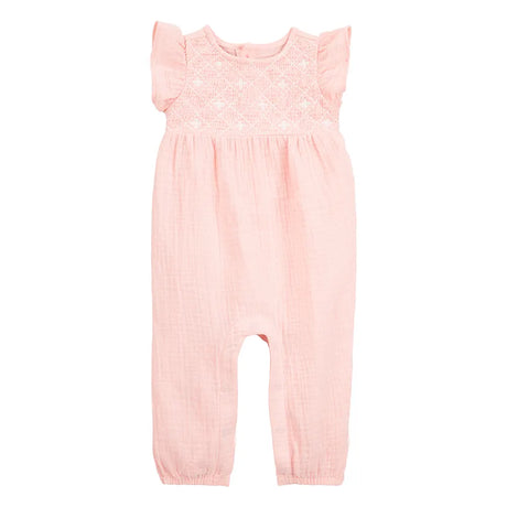 Mono de gasa de algodón para bebé niña Carter's - Rosa