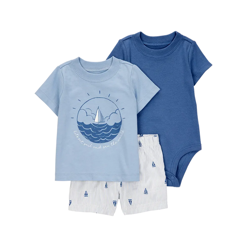 Carter's Baby Boy 3-Piece Set - Sailboat